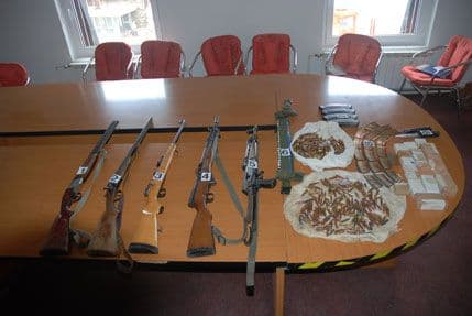 Berane: Policija oduzela oružje i municiju u ilegalnom posjedu Berane: Policija oduzela oružje i municiju u ilegalnom posjedu