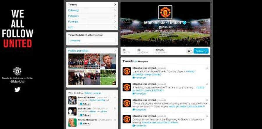 Mančeter Junajted obara rekorde na Tviteru Mančeter Junajted obara rekorde na Tviteru
