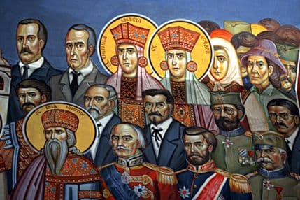 Neke nove freske: "Nebeska Srbija" na zidovima crkava Neke nove freske: "Nebeska Srbija" na zidovima crkava