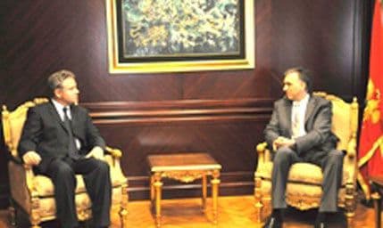 Vujanović primio u oproštajnu posjetu Lutovca Vujanović primio u oproštajnu posjetu Lutovca