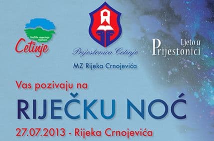 Ljeto u Prijestonici: U subotu Riječka noć! Ljeto u Prijestonici: U subotu Riječka noć!