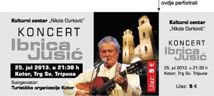 Koncert Ibrice Jusića ispred katedrale Svetog Tripuna Koncert Ibrice Jusića ispred katedrale Svetog Tripuna