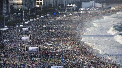 Papa održao misu pred tri miliona vjernika Papa održao misu pred tri miliona vjernika