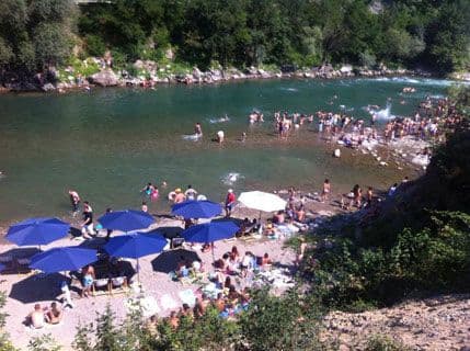 U Bijelom Polju otvorena plaža na Limu U Bijelom Polju otvorena plaža na Limu
