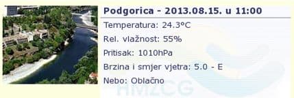 Nenajavljeno zahlađenje zadesilo Crnu Goru Nenajavljeno zahlađenje zadesilo Crnu Goru