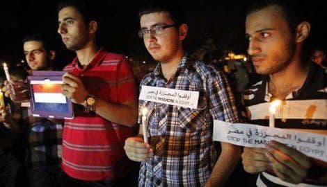 Skup Hamasa u znak podrške Morsiju Skup Hamasa u znak podrške Morsiju