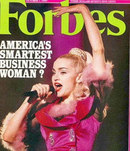 Madona prva na Forbsovoj listi poznatih Madona prva na Forbsovoj listi poznatih