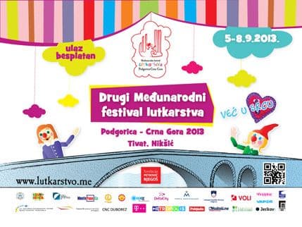Sjutra počinje 2. Međunarodni festival lutkarstva u Podgorici Sjutra počinje 2. Međunarodni festival lutkarstva u Podgorici