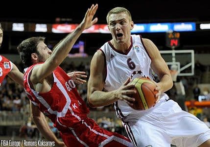 EUROBASKET: Ubjedljiva pobjeda Letonije nad BiH EUROBASKET: Ubjedljiva pobjeda Letonije nad BiH