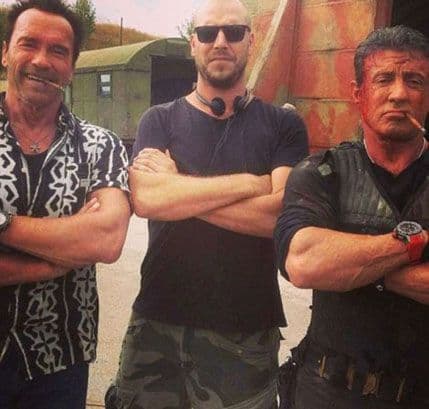 Švarceneger i Stalone se druže na setu "Plaćenika 3" Švarceneger i Stalone se druže na setu "Plaćenika 3"