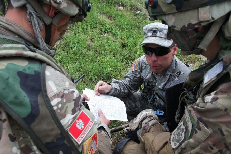 Crnogorski vojnici na međunarodnoj vježbi Crnogorski vojnici na međunarodnoj vježbi