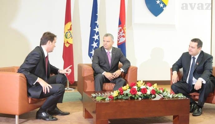 Konjević sa Dačićem i Radončićem Konjević sa Dačićem i Radončićem