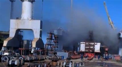 Požar na ruskoj nuklearnoj podmornici Požar na ruskoj nuklearnoj podmornici