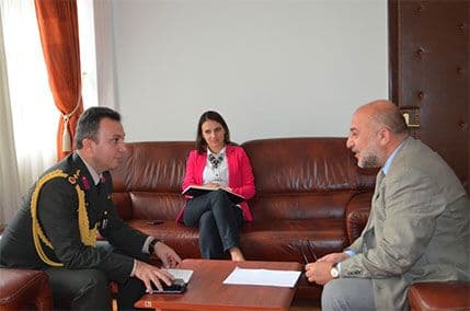 Šarkić i turski vojni ataše o školovanju naših vojnika u Turskoj Šarkić i turski vojni ataše o školovanju naših vojnika u Turskoj