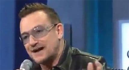 Pogledajte kako Bono oponaša Bila Klintona Pogledajte kako Bono oponaša Bila Klintona