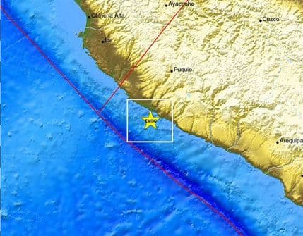 Jak zemljotres pogodio obalu Perua Jak zemljotres pogodio obalu Perua
