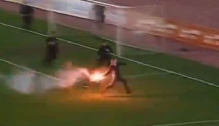 VIDEO: Huligani Sarajeva prekinuli meč sa Borcem VIDEO: Huligani Sarajeva prekinuli meč sa Borcem