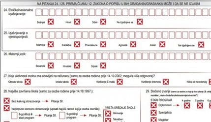 U BiH počeo prvi popis stanovništva poslije 22 godine U BiH počeo prvi popis stanovništva poslije 22 godine