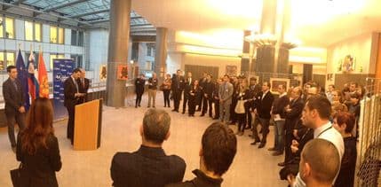 Izložba pet crnogorskih slikara u Evropskom parlamentu Izložba pet crnogorskih slikara u Evropskom parlamentu