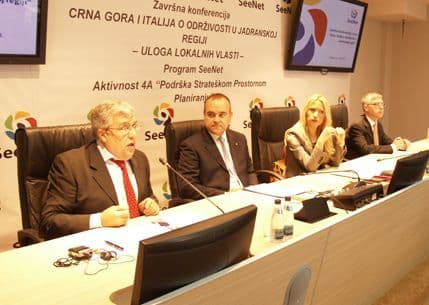 Crna Gora i Italija o održivosti u Jadranskoj regiji Crna Gora i Italija o održivosti u Jadranskoj regiji