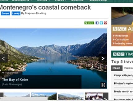 BBC: Povratak crnogorske obale BBC: Povratak crnogorske obale