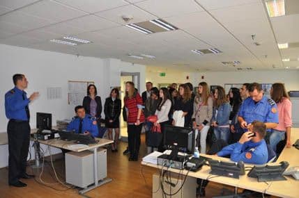 Polaznici Škole ljudskih prava CGO posjetili CB Podgorica Polaznici Škole ljudskih prava CGO posjetili CB Podgorica