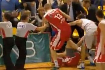 VIDEO: Tuča na meču Lijetuvos Ritasa