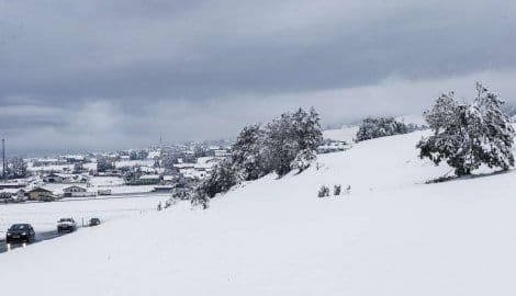Pola metra snijega na Alpima Pola metra snijega na Alpima
