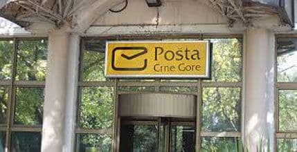 Dobit Pošte Crne Gore 367 hiljada eura Dobit Pošte Crne Gore 367 hiljada eura