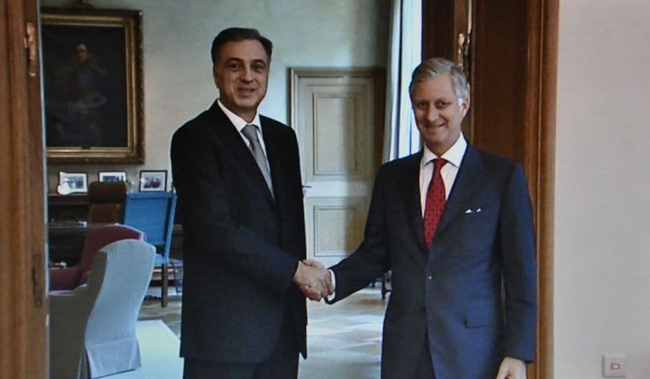 Brisel: Predsjednik Vujanović sa kraljem Belgije Filipom I Brisel: Predsjednik Vujanović sa kraljem Belgije Filipom I