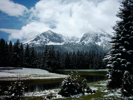 Osvanuo snijeg na Žabljaku Osvanuo snijeg na Žabljaku
