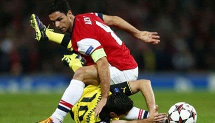 Arteta: Bili smo bolji od Borusije Arteta: Bili smo bolji od Borusije