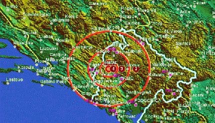 Zemljotres manje jačine u okolini Nikšića Zemljotres manje jačine u okolini Nikšića