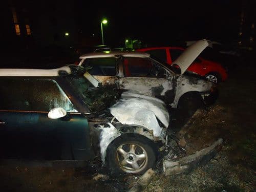 Gorjela dva vozila u kotorskom naselju Rakite Gorjela dva vozila u kotorskom naselju Rakite