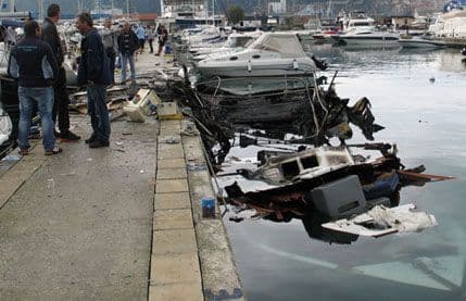 Električar kriv za požar na jahti "Eksplorer" u barskoj marini Električar kriv za požar na jahti "Eksplorer" u barskoj marini