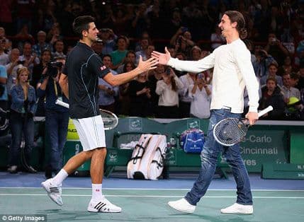 VIDEO: Ibrahimović igrao tenis sa Đokovićem VIDEO: Ibrahimović igrao tenis sa Đokovićem