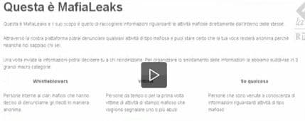 Sajt za objelodanjivanje aktivnosti italijanske mafije Sajt za objelodanjivanje aktivnosti italijanske mafije
