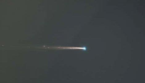 Pogledajte kako teretna letjelica izgara u atmosferi Pogledajte kako teretna letjelica izgara u atmosferi