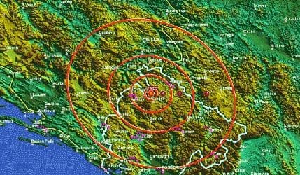 Registrovan zemljotres srednje jačine kod Žabljaka Registrovan zemljotres srednje jačine kod Žabljaka