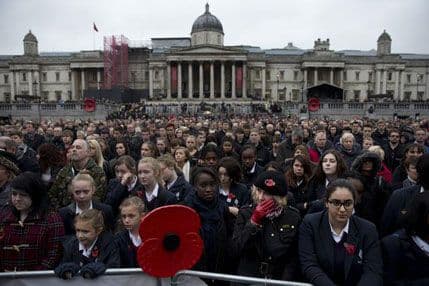 Britanija odala poštu stradalima u Prvom svjetskom ratu Britanija odala poštu stradalima u Prvom svjetskom ratu