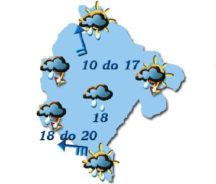ZHMSCG: Od petka značajniji pad temperature ZHMSCG: Od petka značajniji pad temperature