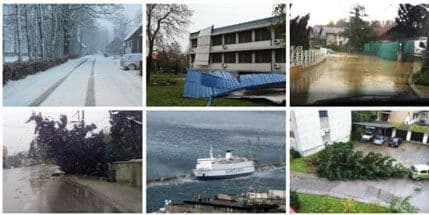 U nevremenu u Hrvatskoj poginula jedna osoba U nevremenu u Hrvatskoj poginula jedna osoba