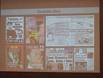 Konferencija „Riječ, slika i neprijatelj“: Medijsko spinovanje i konstruisanje afera Konferencija „Riječ, slika i neprijatelj“: Medijsko spinovanje i konstruisanje afera