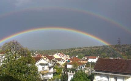 FOTO: Čarolije duge u Podgorici FOTO: Čarolije duge u Podgorici