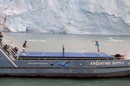 Đoković i Nadal ispred glečera Đoković i Nadal ispred glečera