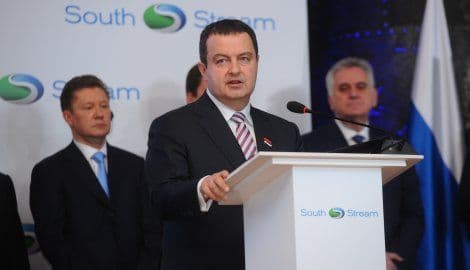 Dačić: Gasovod od ključnog značaja za Srbiju Dačić: Gasovod od ključnog značaja za Srbiju