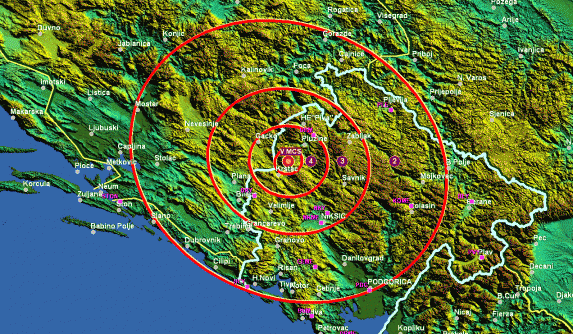 Zemljotres u okolini Međurječja Zemljotres u okolini Međurječja