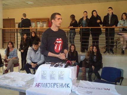 Na FPN-u i pored blokade predavanja redovna Na FPN-u i pored blokade predavanja redovna