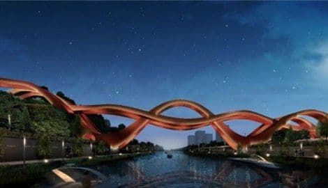 Kinezi planiraju izgradnju spiralnog mosta Kinezi planiraju izgradnju spiralnog mosta