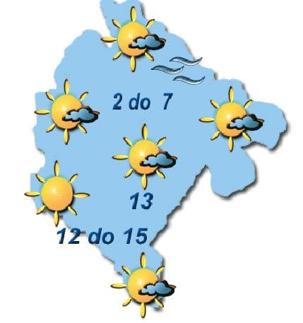 Pretežno sunčano do kraja sedmice, od srijede blagi pad temperature Pretežno sunčano do kraja sedmice, od srijede blagi pad temperature